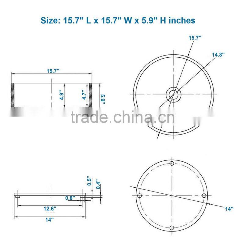 China Wholesale Merchandise Acrylic Stone Sink