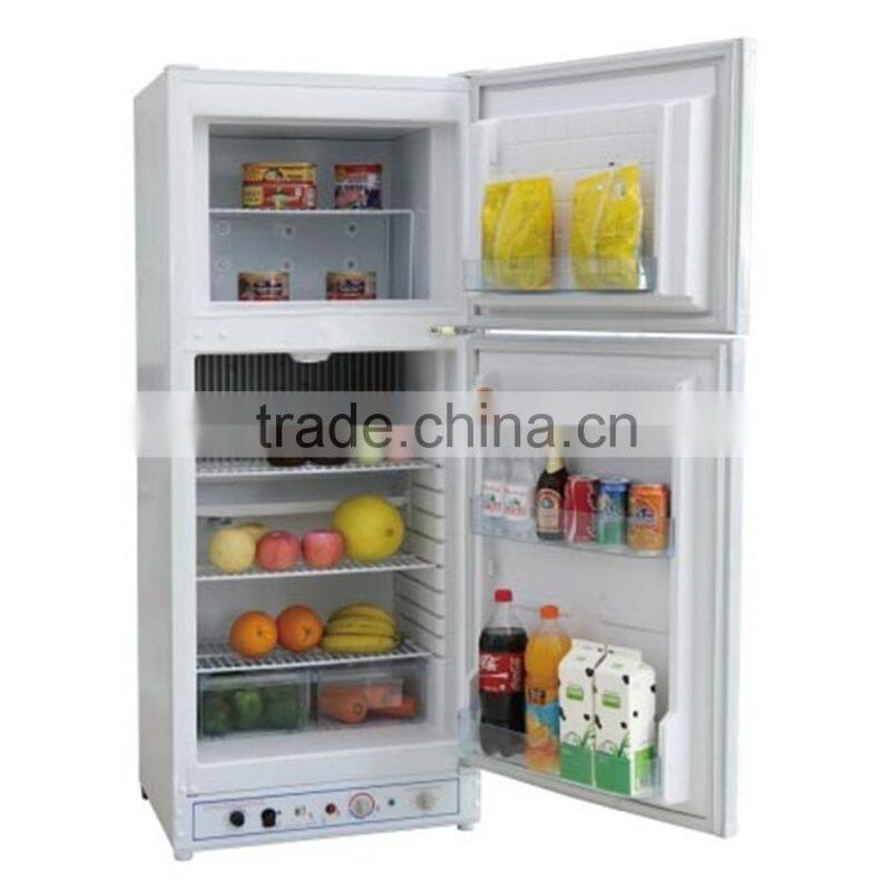 Domestic use absorption cooling system refrigerator and freezer