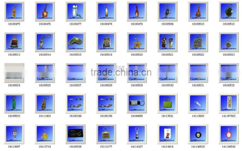 high quality promotion custom leather keychain