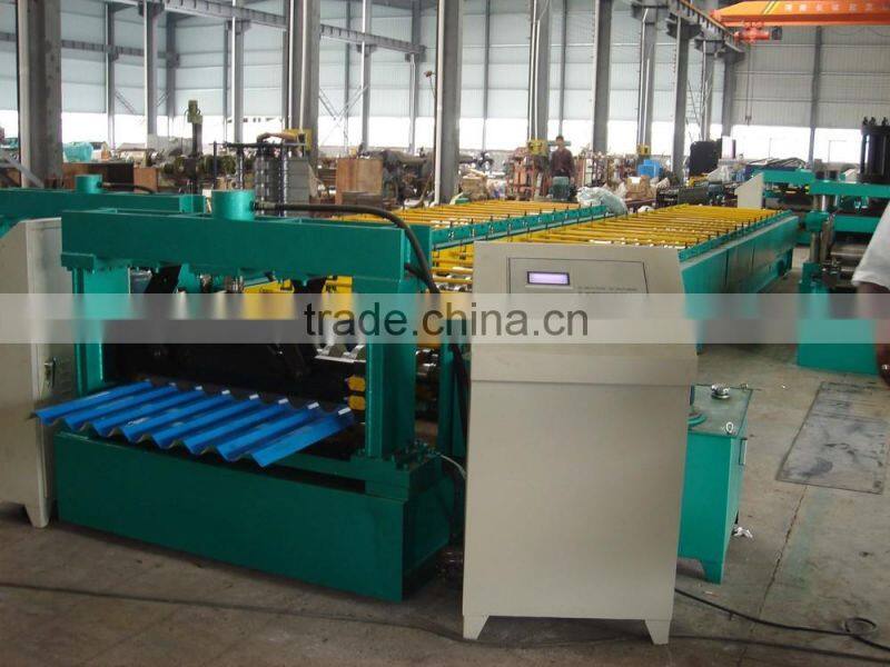 High Quality Automatic Aluminium Corrugated Wall And Roof Sheet Roll Forming Making Machine For Sale