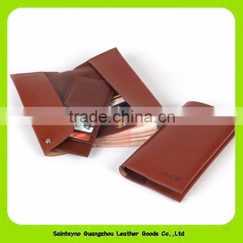 16416 Wholesale custom logo wallet leather men's wallet