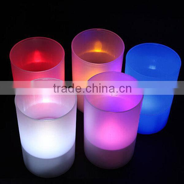 Solar LED Candle Lamp Nightlight Green