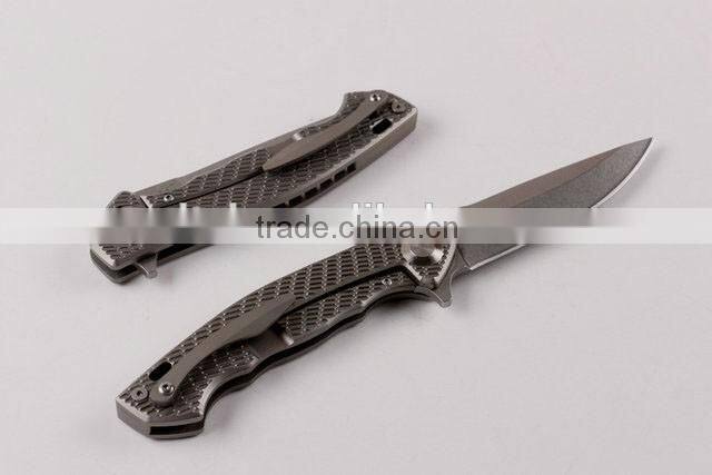 OEM Titanium handle D2 survival knife