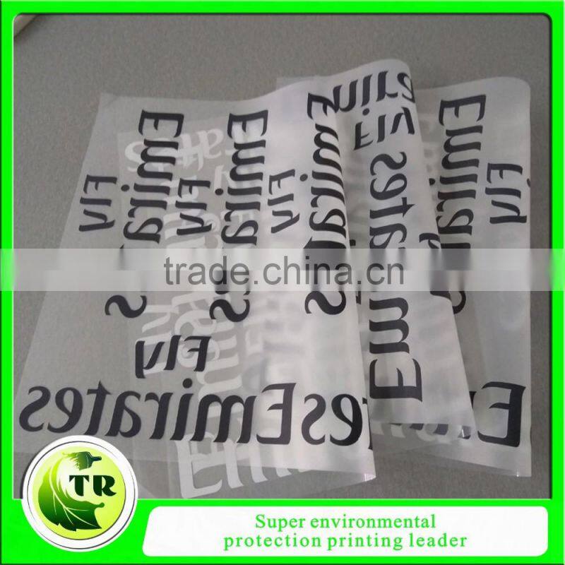 t-shirt heat transfer silicone printing label