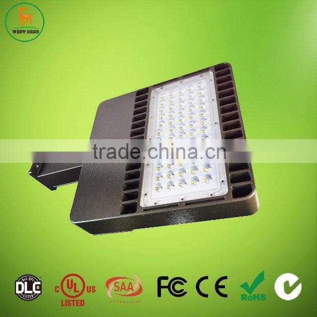 West Deer super brightness led lighting 100w high lumen street light with CE DLC ETL certificate parking lot light