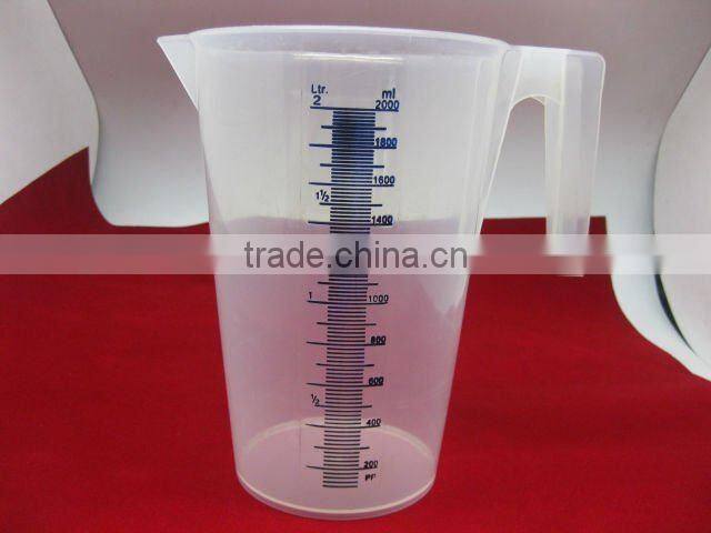 plastic 250ml 500ml 1L 2L 3L 5L clear measuring cup