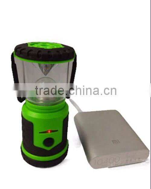 Best quality camping led light ABS plastic lantern powered by rechargeable battery