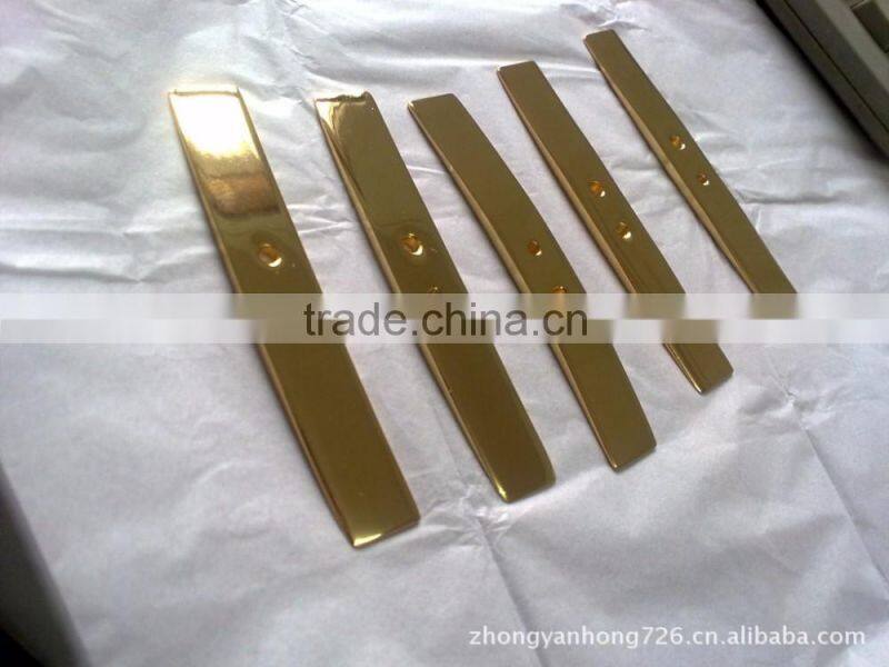 Gold plated component parts crafts and gifts surface treatment