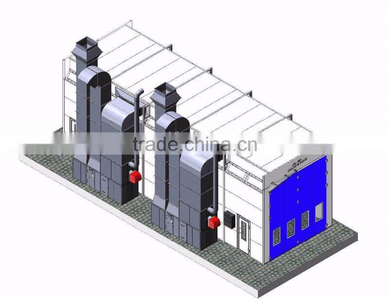 JF used automotive machine spray booth / paint booth fan / painting room baking oven ( CE certification 2 years warranty time)