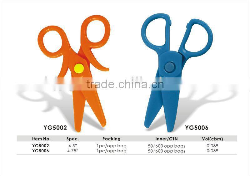 Different Colors Full Plastic Student/School Scissors