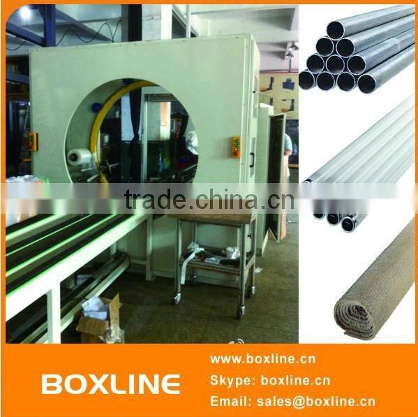 Automatic orbital mattress wrapping machinery