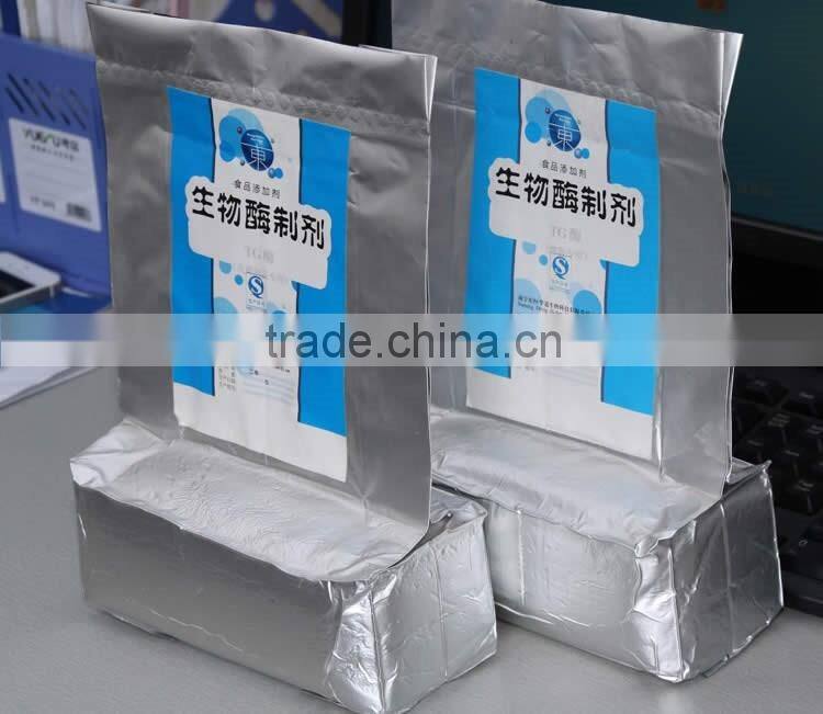 Food additive transglutaminase meat binder