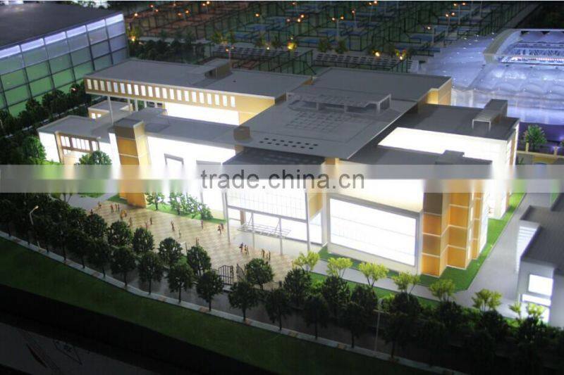Soccer Stadium 3D Maquette miniature building model