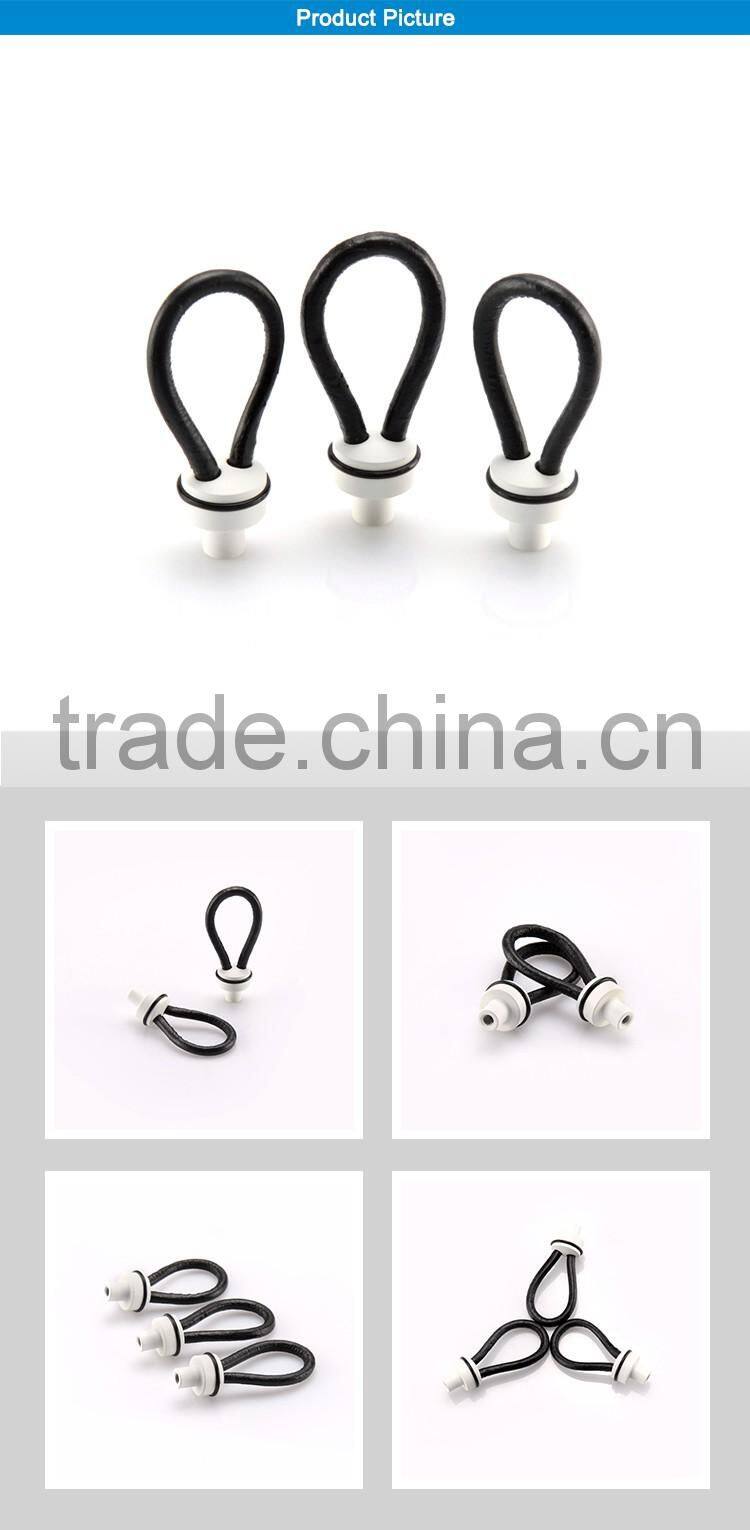 Superior quality custom made single hole furniture leather knobs