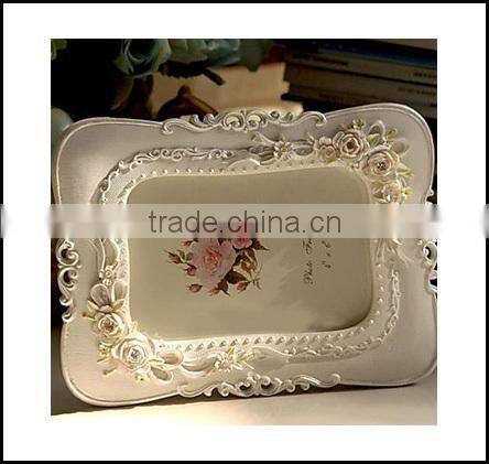 2015 Modern European Pearl Table Top Photo Frame Resin Picture Frame