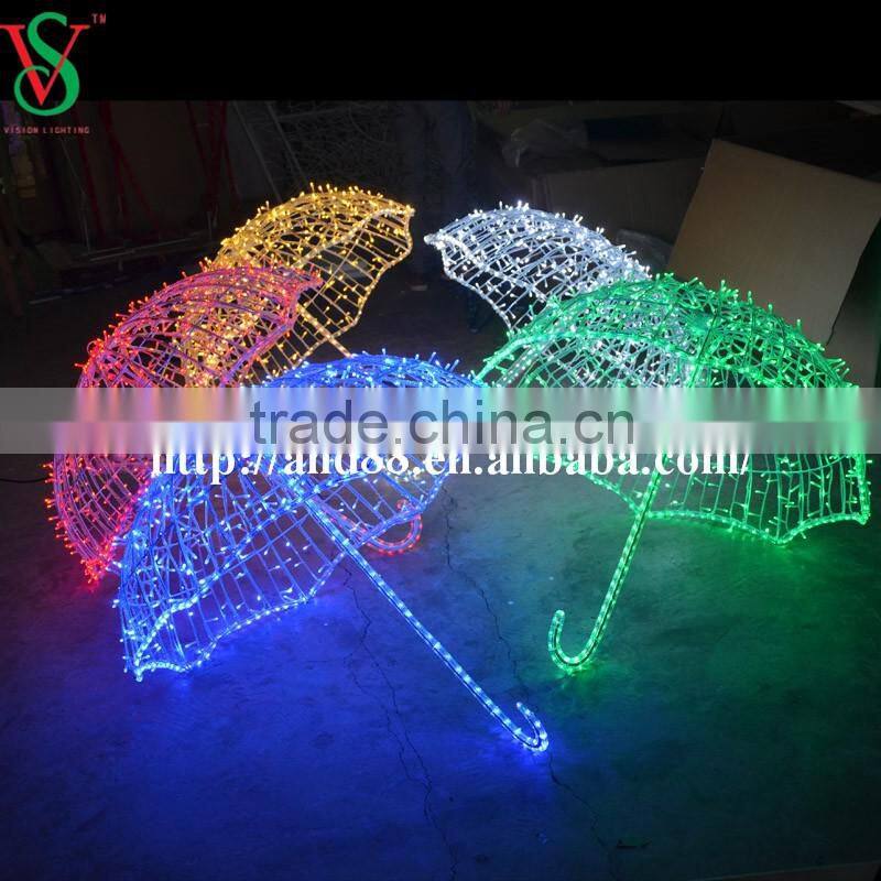 led light decorative umbrella for Christmas decoration