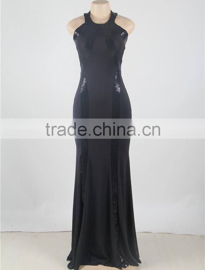 Latest fashion adult women long style sexy cutout full size floor length red prom dress