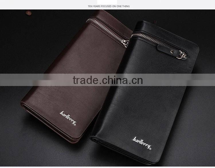 Credit Card Use and leather Material Rfid Blocking Wallets For Men with baellerry brand