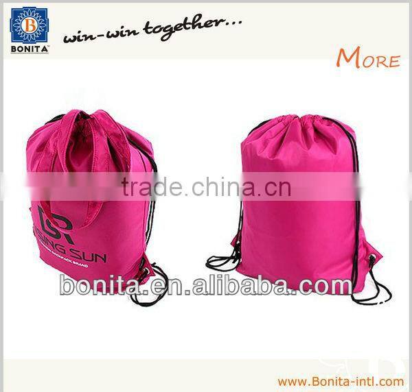 Fashion waterproof drawstring Drawstring gym bag