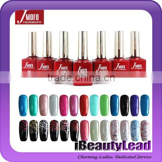 Best quality soak off uv gel polish 15ml nail uv gel polish with 128 colors