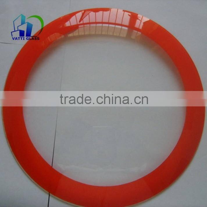 high quality round clear sheet glass for wall clocks