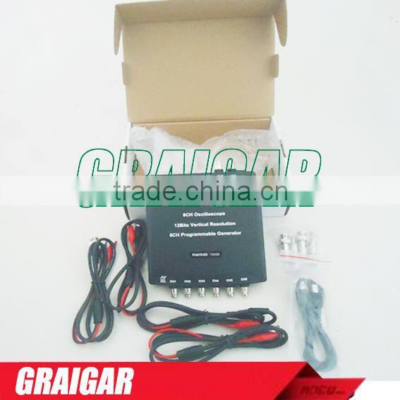 HOT SALE !H050 Hantek1008B 8CH USB Auto Scope/DAQ/8CH Generator 8 Channels Automotive Diagnostic Oscilloscope Hantek 1008B