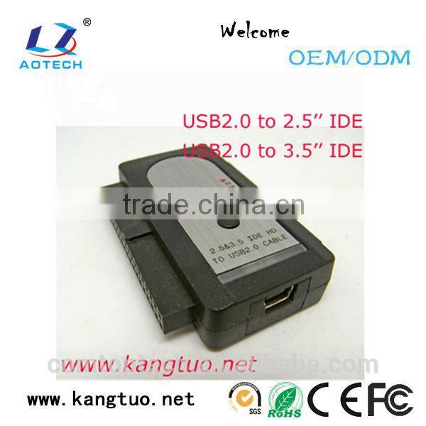 Wholesales USB2.0 to 2.5''/3.5'' IDE usb slim sata adapter