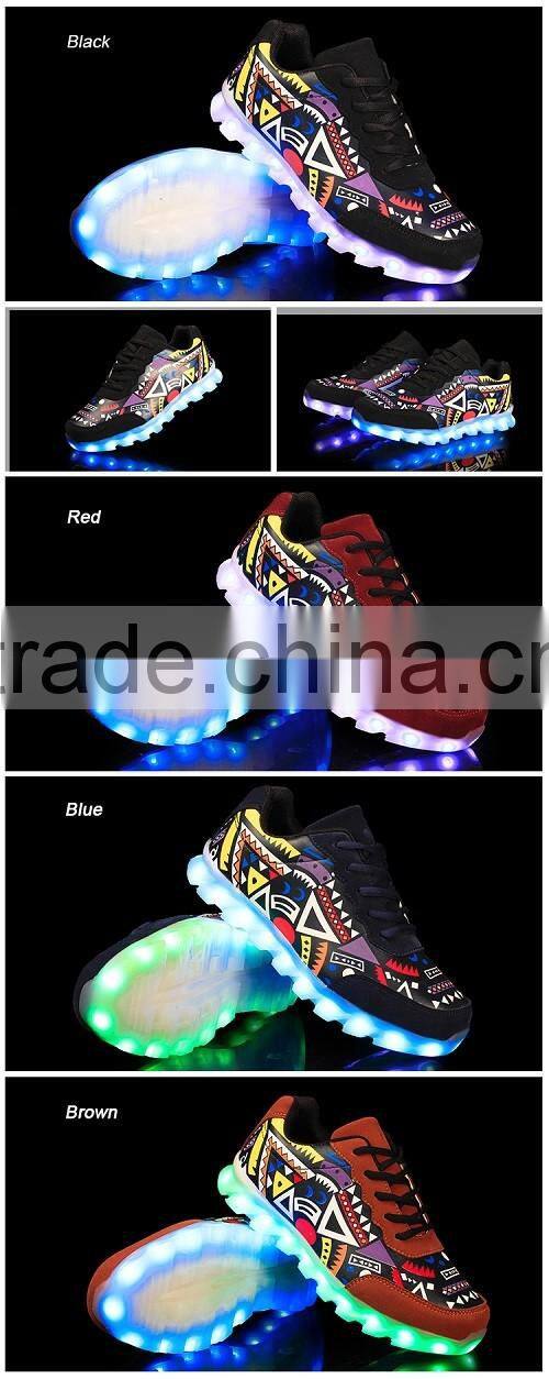 2016 The Latest Comfortable And Casual Shoes LED Light Up Shoes