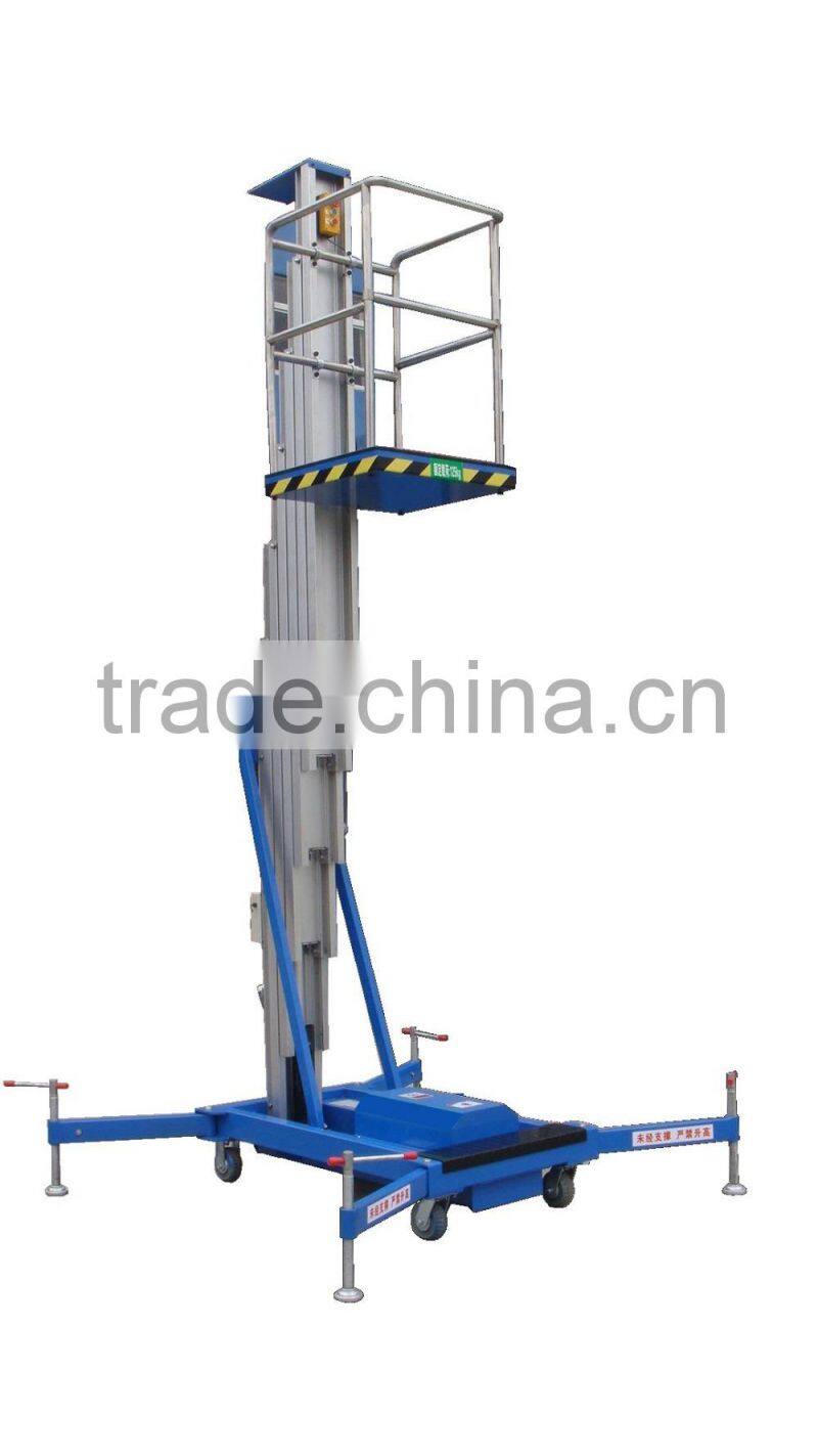 Adjustable Double Mast Portable Lifting Platform Price