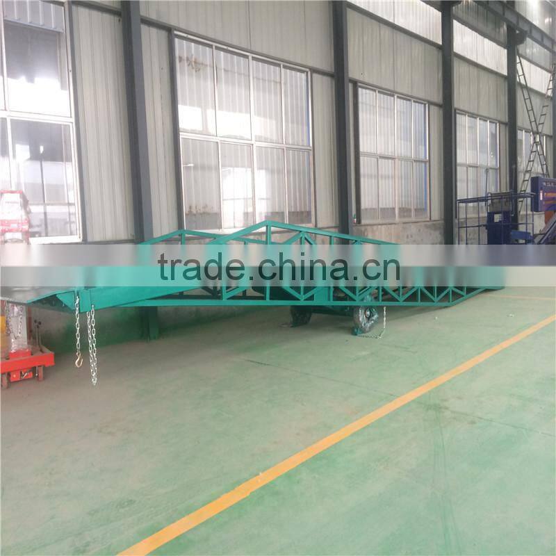 6-15 ton Warehouse Loading Ramp Mobile Container Yard Ramp