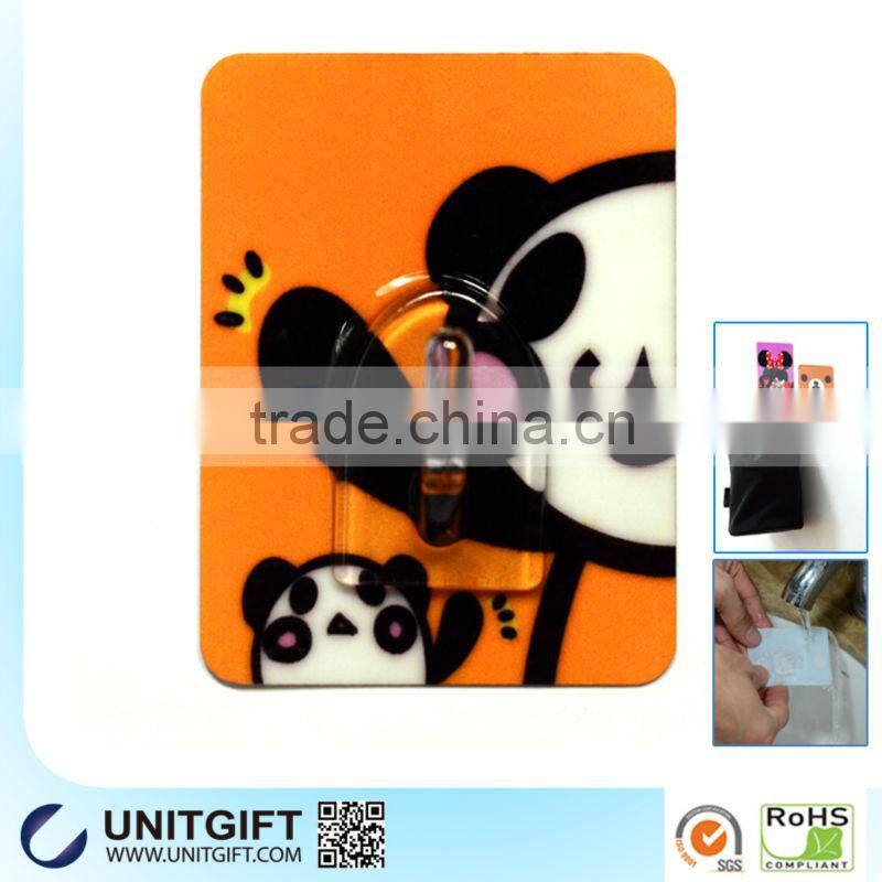 2014 new designed reusable silicone adhesive hanger hook