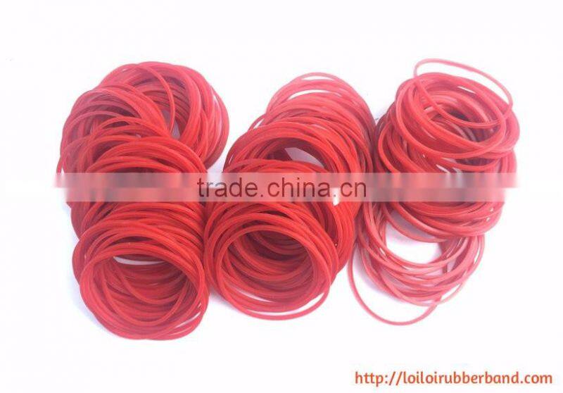 100% Natural Red Elastic Rubber Band high quality for Vegetable