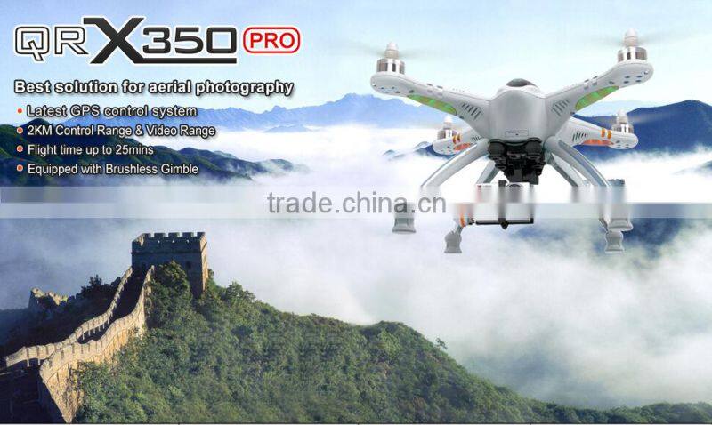 Walkera QR X350Pro 5.8GHz GPS RC FPV quadcopter drone with 6CH DEVO F7 Transmitter with HD camera