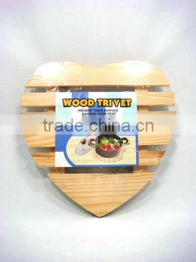 2pcs Wood Heat Pad/Mat/Holder/Cushion For One Dollar Item, Kitchen Use