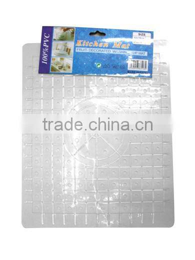 100% PVC Kitchen Washing-up/Anti-slip Mat For One Dollar Item, Kitchenware