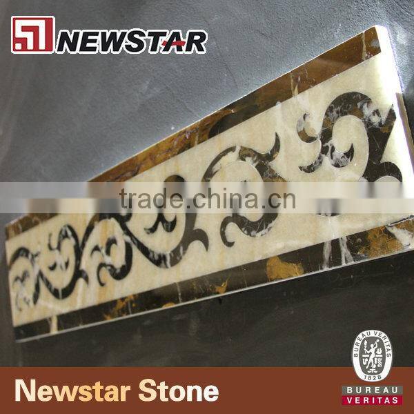 Newstar natural marble floor border