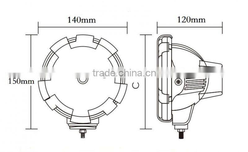 4inch 35W/55W Offroad HID Driving Light, HID Xenon Work Light , HID Spot light