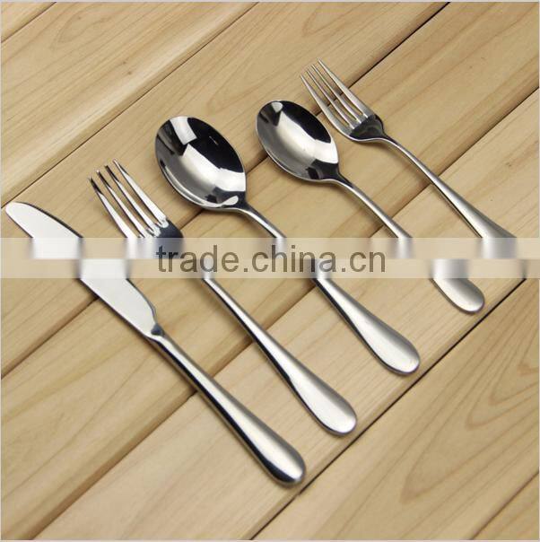 Low MOQ, eco-friendly, food grade material stainless steel cutlery
