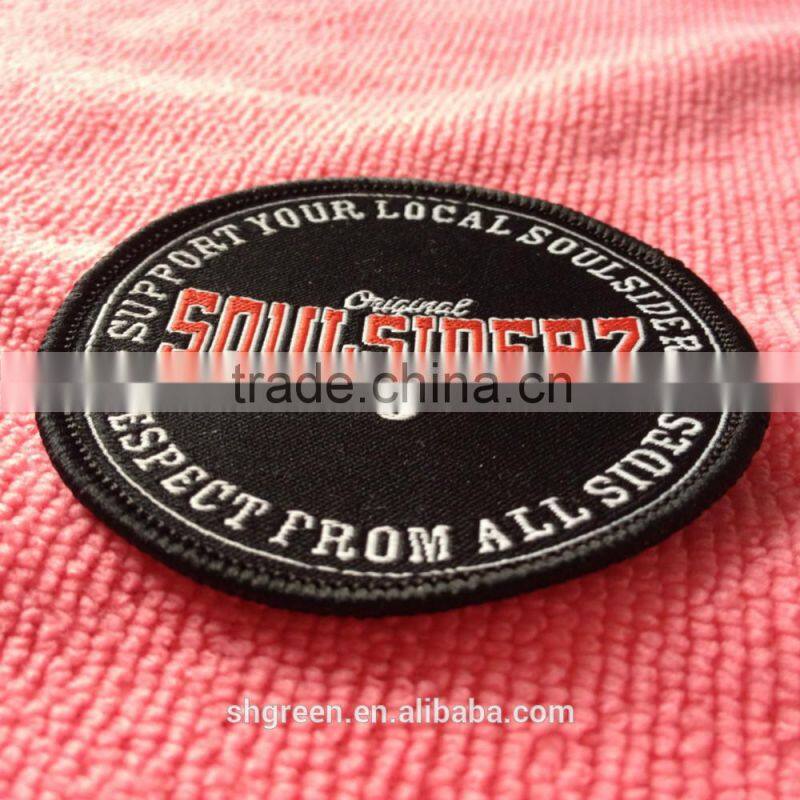 cloth badge,damask woven badge for jersey