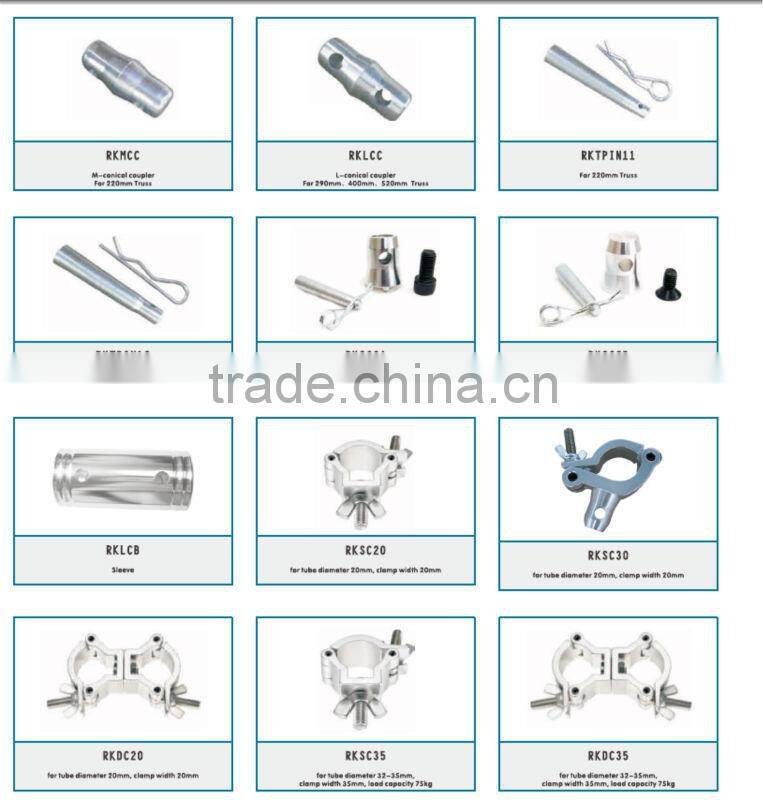 steel and aluminium truss for concert and exhibition stage