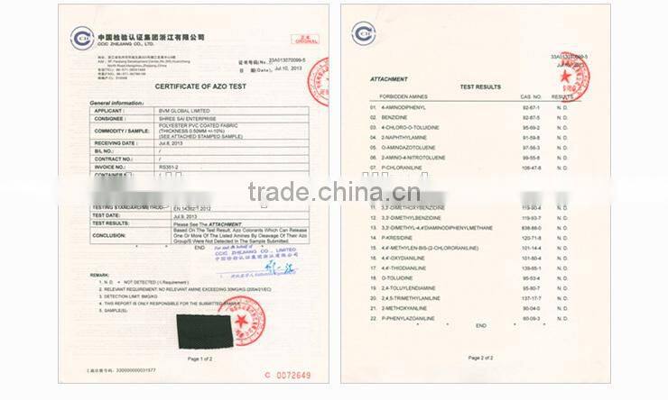 300d lattice polyester oxford bag /luggage fabric with coated