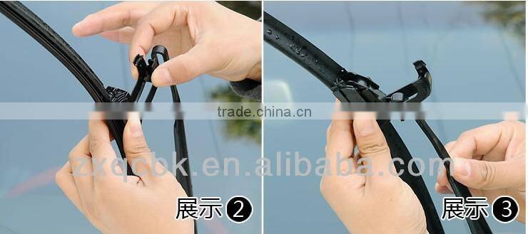 ZX High performance auto wiper blades/clear view wiper blade//universal windshield wiper with factory price