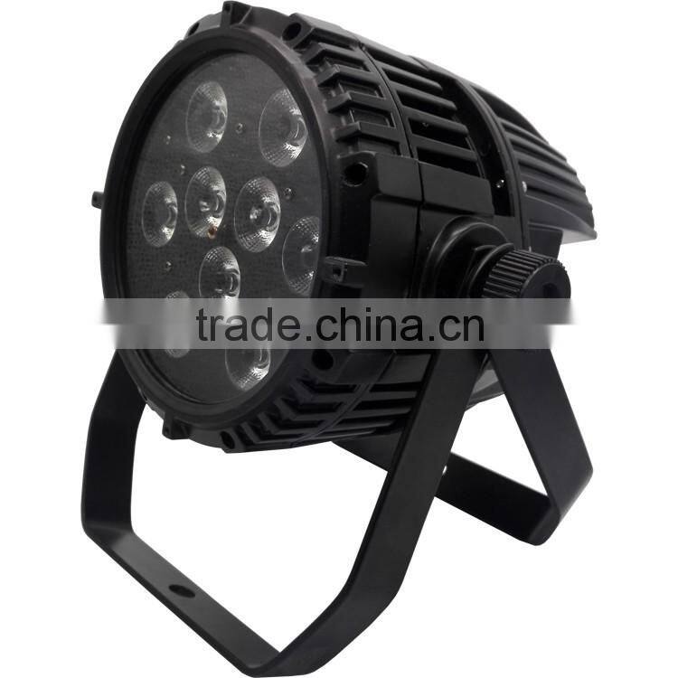 Three Years Warranty IP65 Rechargeable IR Wireless DMX Battery Powered Par Can 6in1 RGBWAUV 9*18w LED Waterproof Par Light
