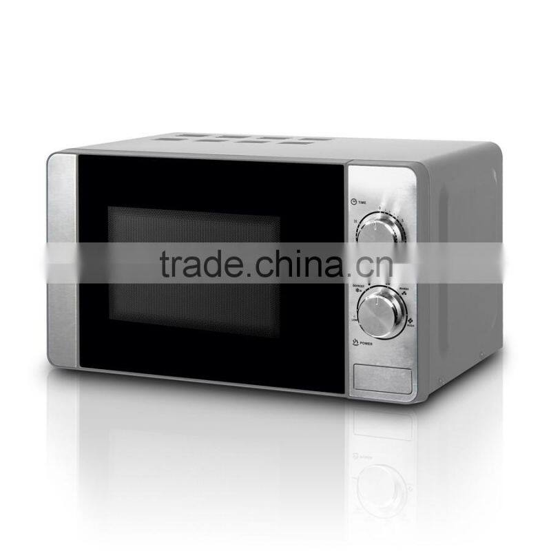 20L 700w stainless steel mechanical control bake microwave oven