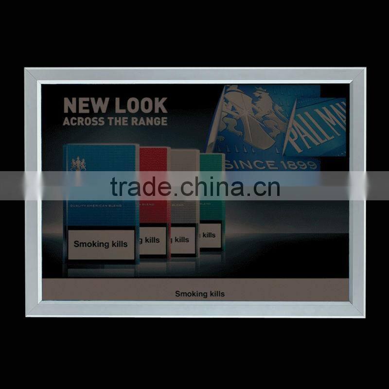 EL replacement Aluminium flashing led animated light box