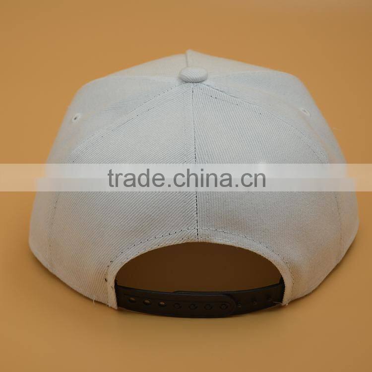 3D embroidery flat binn cap,custom snapback hat