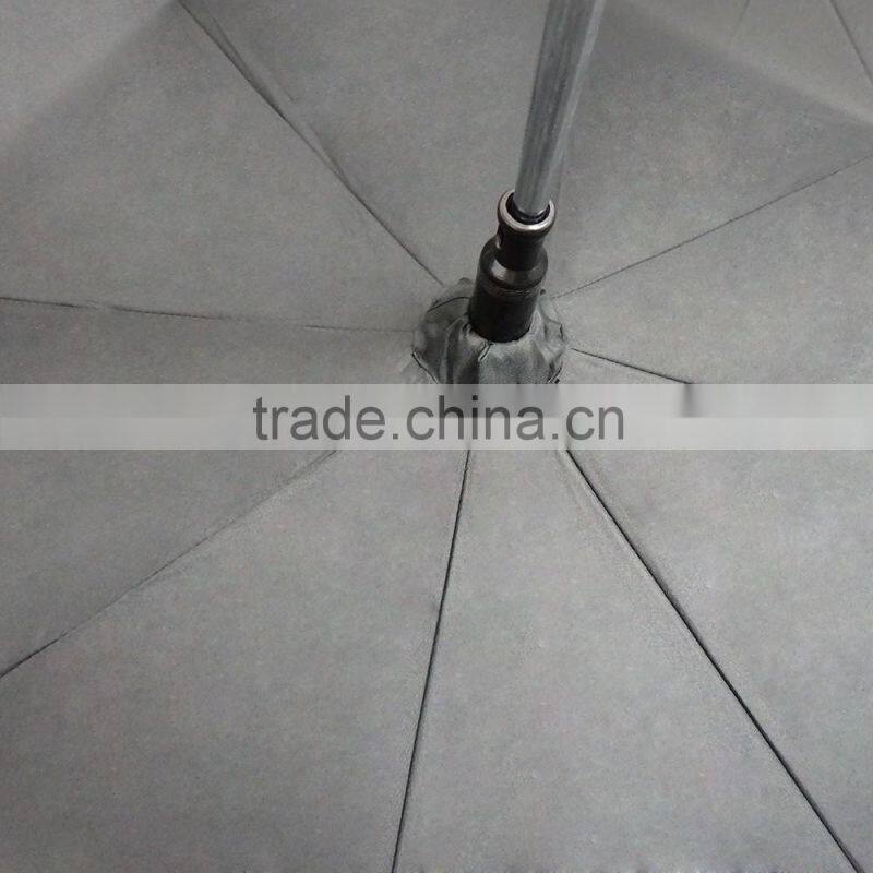 Black color heat protection double layers umbrella
