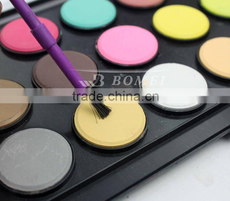 21colours semi dry watercolor paint set