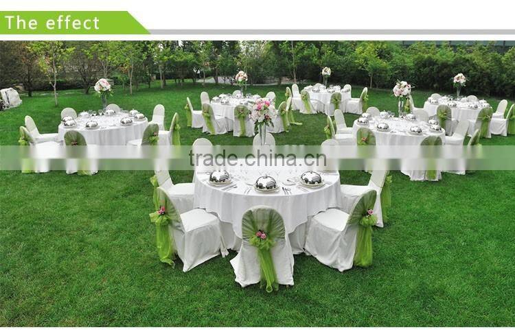 good design popular durable polyester wedding chair covers