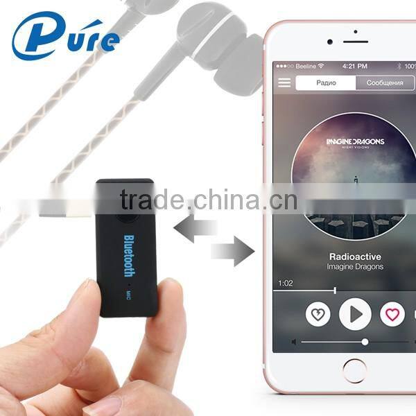 Wireless AD2P Bluetooth Music Audio Stereo Handsfree Receiver for Car